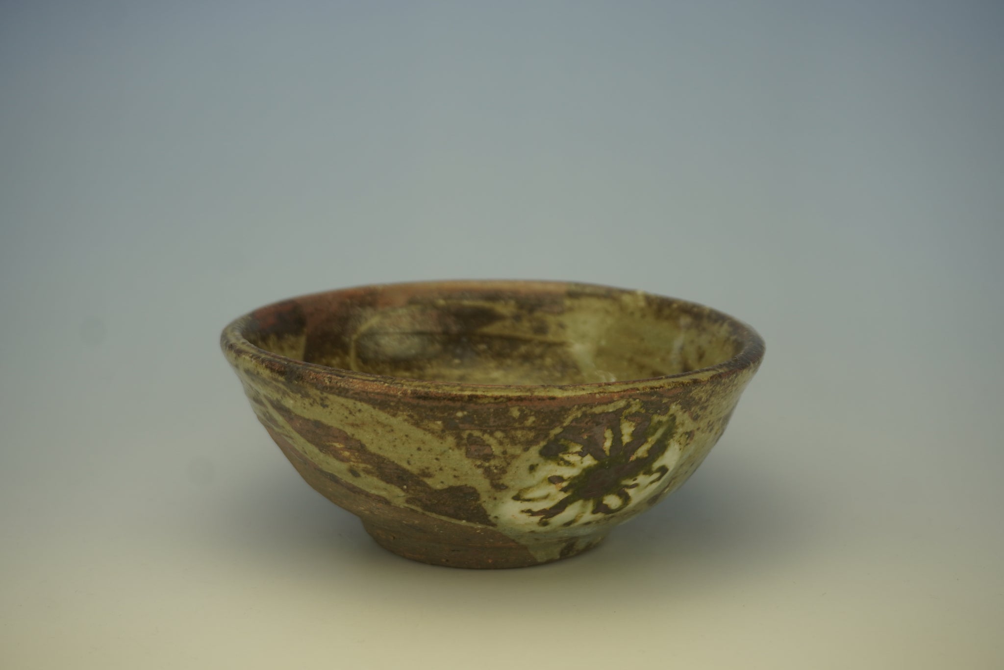 常滑焼　常石窯　中村勝明作　絵唐津写　草文　深向付　五客　共箱　V　R4998B 常滑焼 Official Online Store