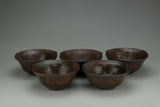 鉄錆釉組鉢　（5個セット）